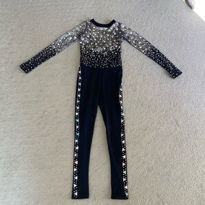 Weissman Unitard with Swarovski Crystals